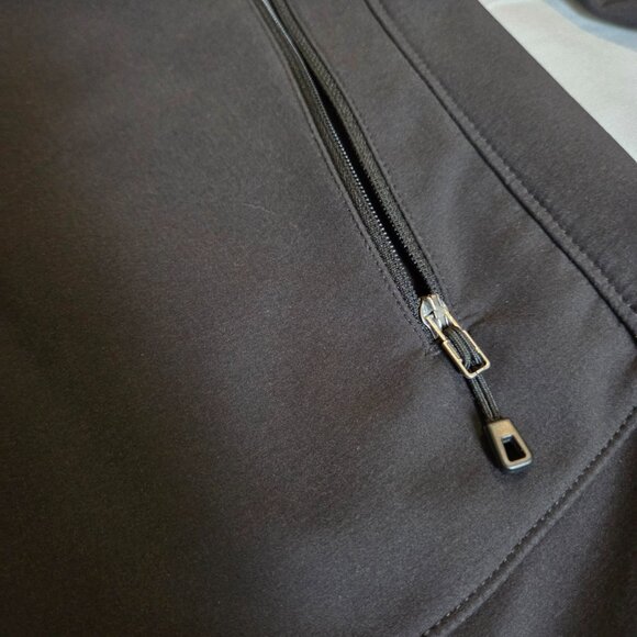 Patagonia women Black Hybrid Jacket Elastic Polartec Size Small - Picture 8 of 12